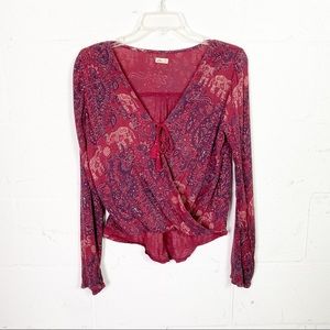Hollister | Women’s Long Sleeve Boho Top Size XS